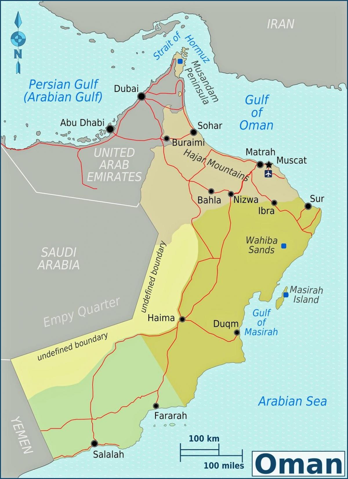 mapa de duqm Omán