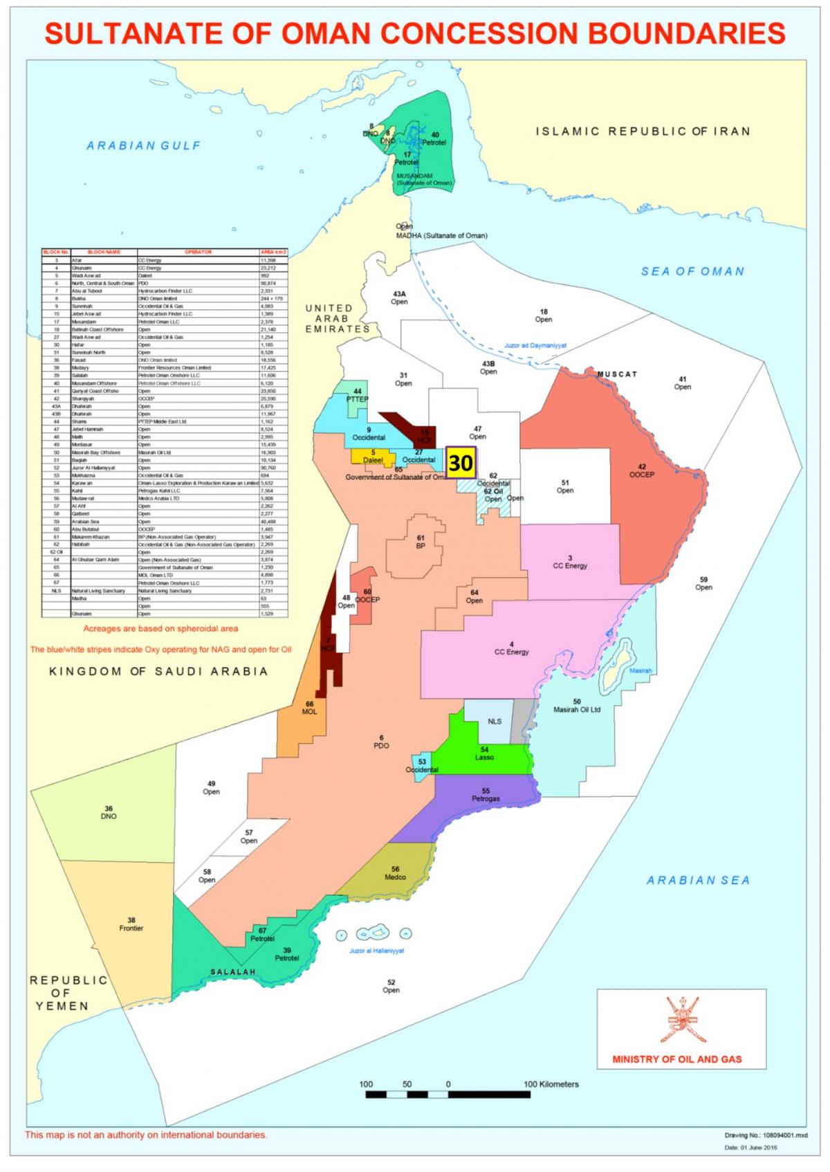 mapa de lekhwair Omán