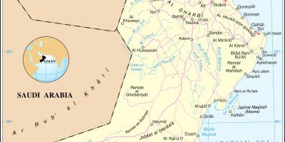 Oman mapa