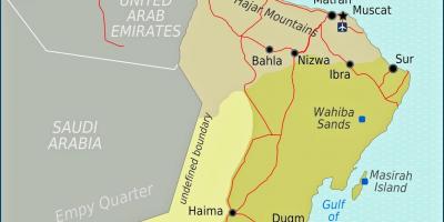 Mapa de duqm Omán